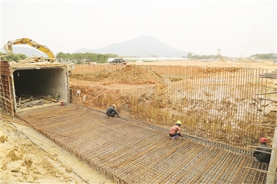 南靖优化城市路网圆山大道加紧建设-闽南网